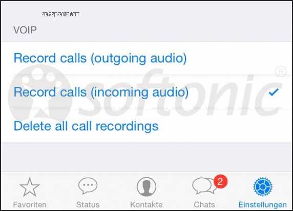 WhatsApp adding voice calling and recording