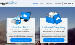 آمازون تعلن عن خدمة التخزين اللامحدودة في Cloud Drive