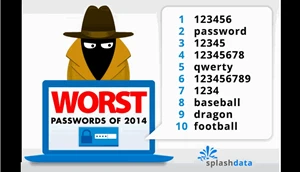 SplashData تنشر قائمة كلمات السر الأكثر اختراقا سنة 2014 صورة 