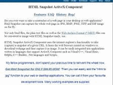 HTML Snapshot