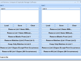 List Remove, Compare & Duplicate Manager Software