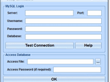 MS Access MySQL Import, Export & Convert Software