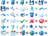 Blue Icon Library