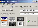 Credit Card Check Tool