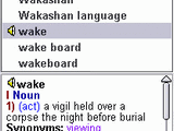English Dictionary with Thesaurus (UIQ)