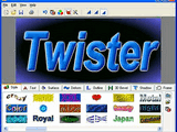 3D FontTwister text & button maker