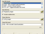 WSQ image library for fingerprints