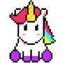 أيقونة التلوين Unicorn Art Pixel