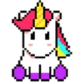 لعبة التلوين Unicorn Art Pixel